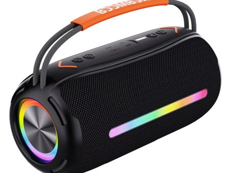 X360 20W Powerful Outdoor Speaker RGB Colorful LED TWS Stereo Bluetooth Subwoofer with FM Radio on Sale