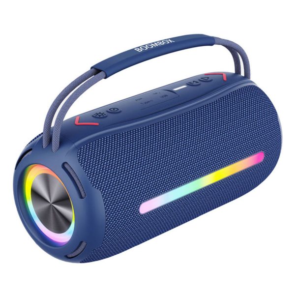 X360 20W Powerful Outdoor Speaker RGB Colorful LED TWS Stereo Bluetooth Subwoofer with FM Radio on Sale