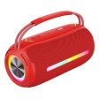 X360 20W Powerful Outdoor Speaker RGB Colorful LED TWS Stereo Bluetooth Subwoofer with FM Radio on Sale