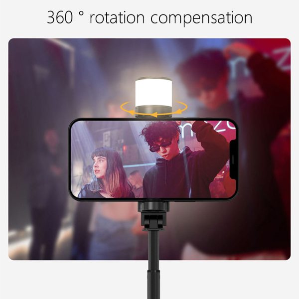 XIAOMI YOUPIN FUNSNAP Q12S Rotation Phone Clip Tripod Stand LED Fill Light Design Extendable Selfie Stick For Cheap