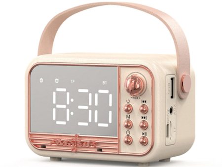 S11 Portable Hand Grip Bluetooth Speaker Digital Clock Display HiFi Stereo Sound Loudspeaker Support TF Card For Sale