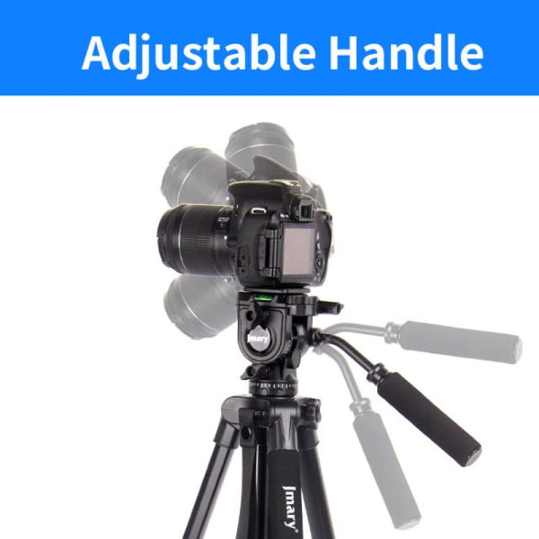 JMARY KP2599 Live Streaming SLR Camera Phone Stand Holder Telescopic Outdoor Photography Aluminum Tripod For Discount