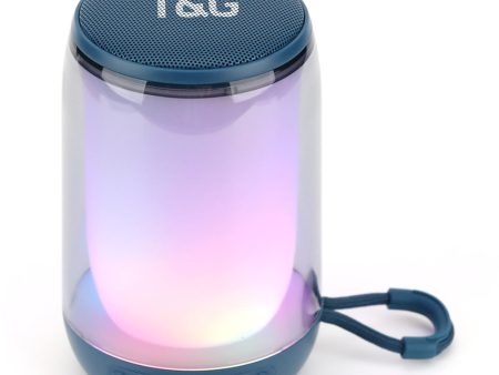 T&G TG346 Bluetooth Speaker FM Radio Colorful Light Desktop Subwoofer Support Hands-free Call For Cheap