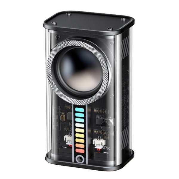 REMAX RB-M68 Clear Mecha Wireless Speaker Portable Mini 3D Subwoofer Bluetooth Speaker Cheap