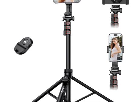 VRIG 1.6m 2-in-1 Live Broadcast Selfie Stick Telescopic Tripod Bracket with Bluetooth Remote For Cheap