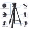 JMARY KP2599 Live Streaming SLR Camera Phone Stand Holder Telescopic Outdoor Photography Aluminum Tripod For Discount