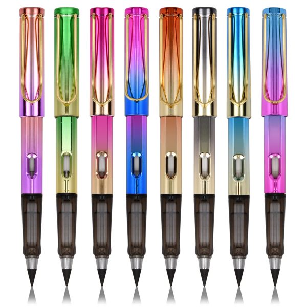 Wisebom 6 Piezas de lápiz Eterno con Borrador Lápiz sin Tinta Eterna sin Tinta Borrable Everlasting Inkless Pen Embalaje Deteriorado Online Hot Sale