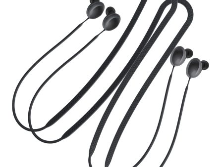 Correas compatibles con Samsung Galaxy Buds 2 - Cinta para Auriculares - Banda de Silicona - Negro Negro Embalaje Deteriorado on Sale